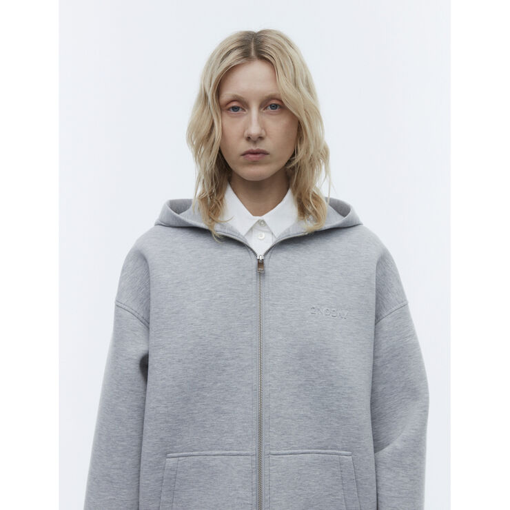 2NDDAY 2ND Vince - Heavy Neoprene Light grey melange