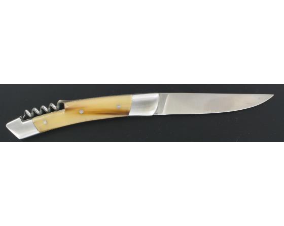 Le Thiers Corne - 2 pièces - 2 mitres Couteau de poche Le Thiers par Chazeau Honoré