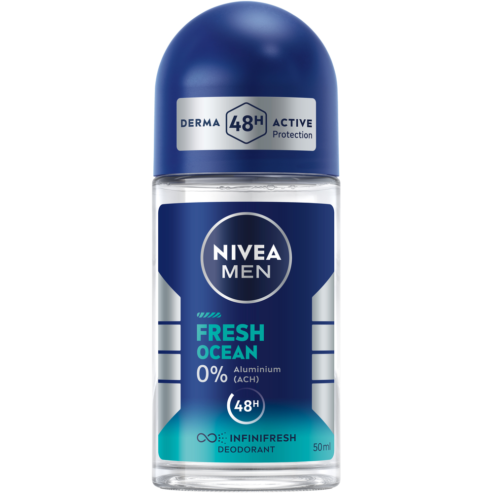Nivea MEN Deo Fresh Ocean<br>50 ml, Roll-on, Roll-on, (neu)