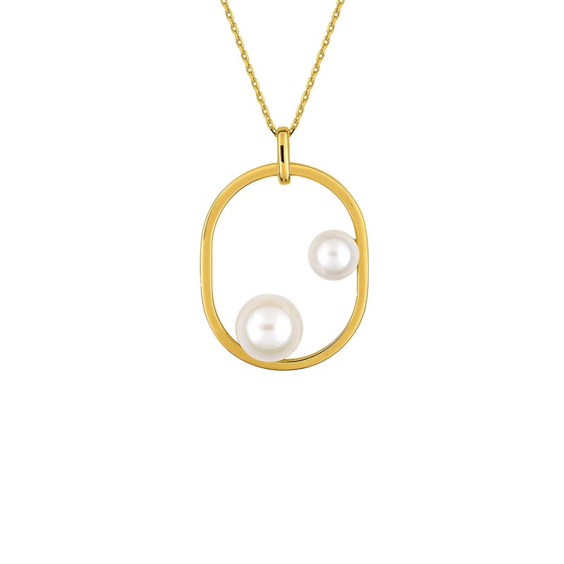 Collier Femme - perle - Or 18 Carats - Longueur : 42 cm