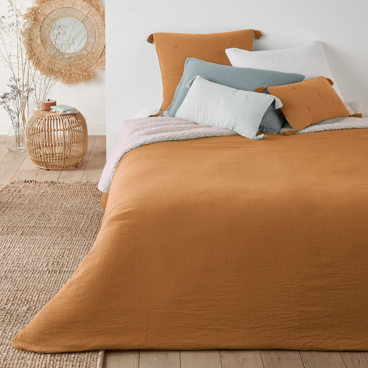 LA REDOUTE INTERIEURS<br>Effen bedprei em tetra/sherpa Kumla
