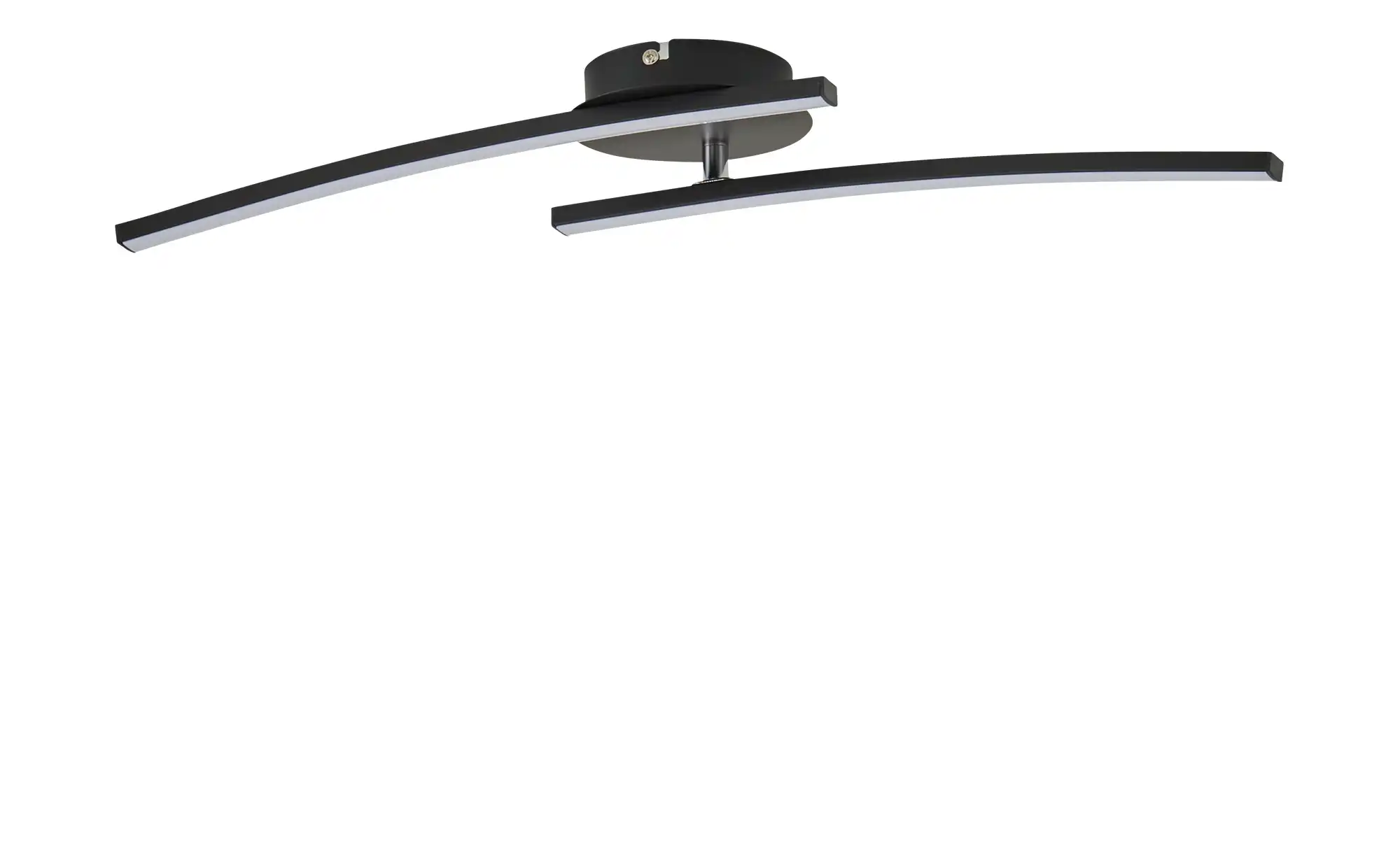 KHG LED-Deckenleuchte, 2-flammig, schwarz