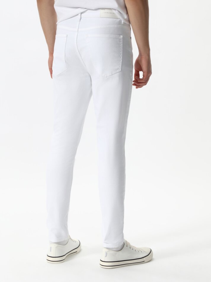 Calça jeans super skinny - Branca
