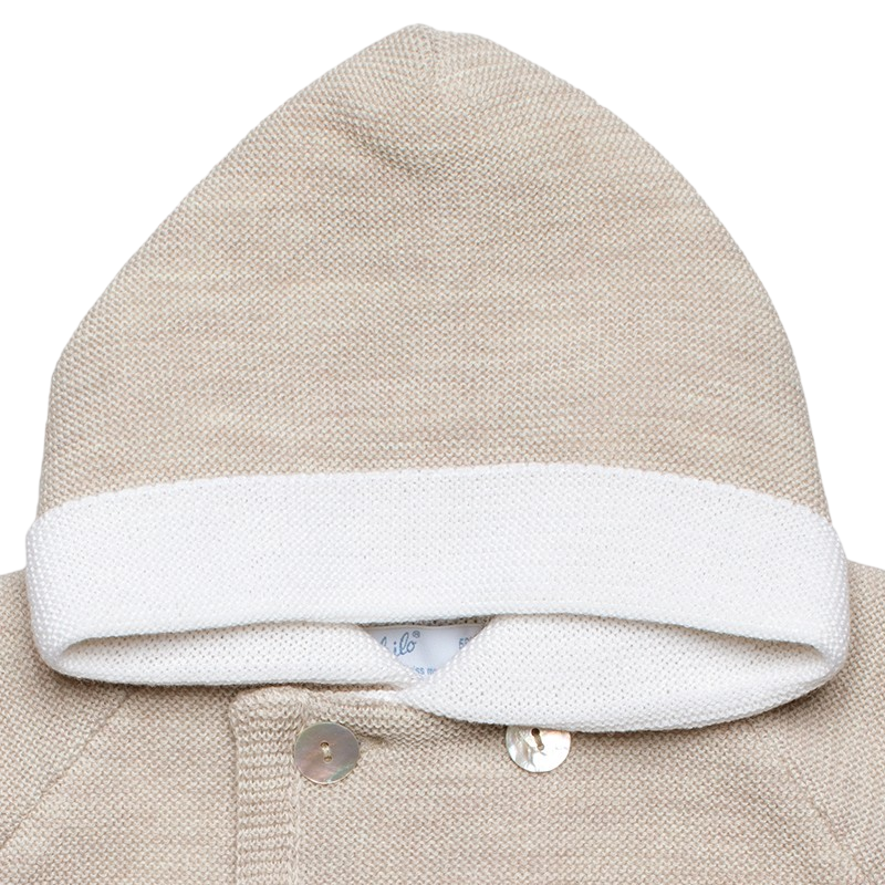 Mantel Merinowolle beige-mélange