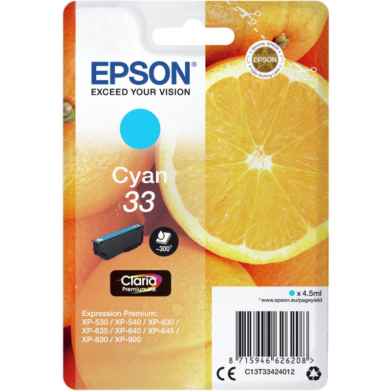 Epson Oranges Cartouche 