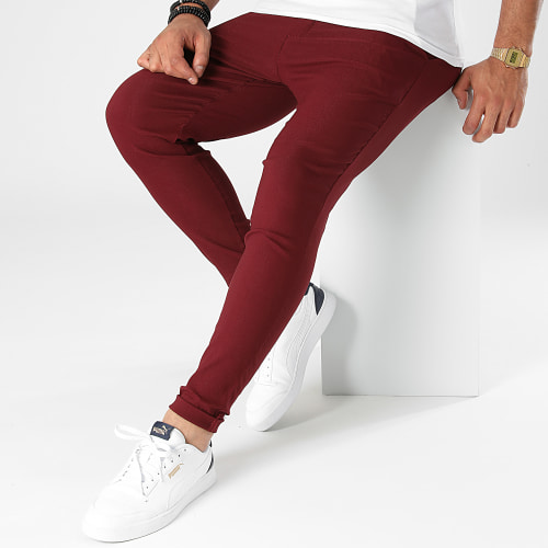 Pantalon chino Bordeaux