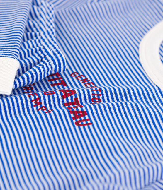 Pyjama ajusté à rayures en coton enfant