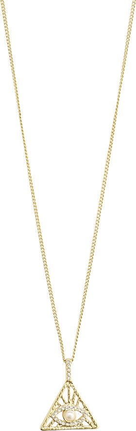 Pilgrim FOCUS recycled necklace gold-plated Guld