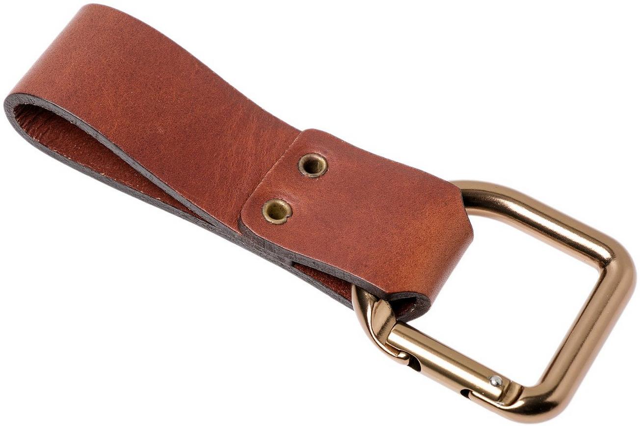 Casström Dangler & Belt Loop Cognac, riemlus voor messenschedes 10101