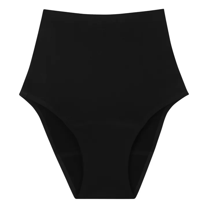 Smoon Culotte Menstruelle Taille Haute - Flux Moyen | Noir