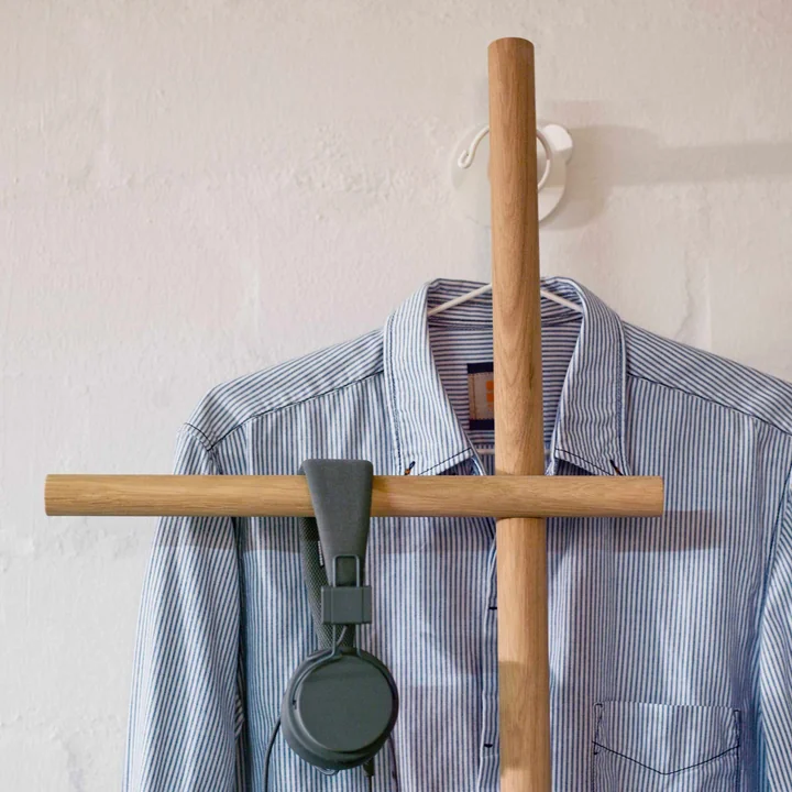 kommod - Wendra Handtuchhalter / Anlehngarderobe, Eiche