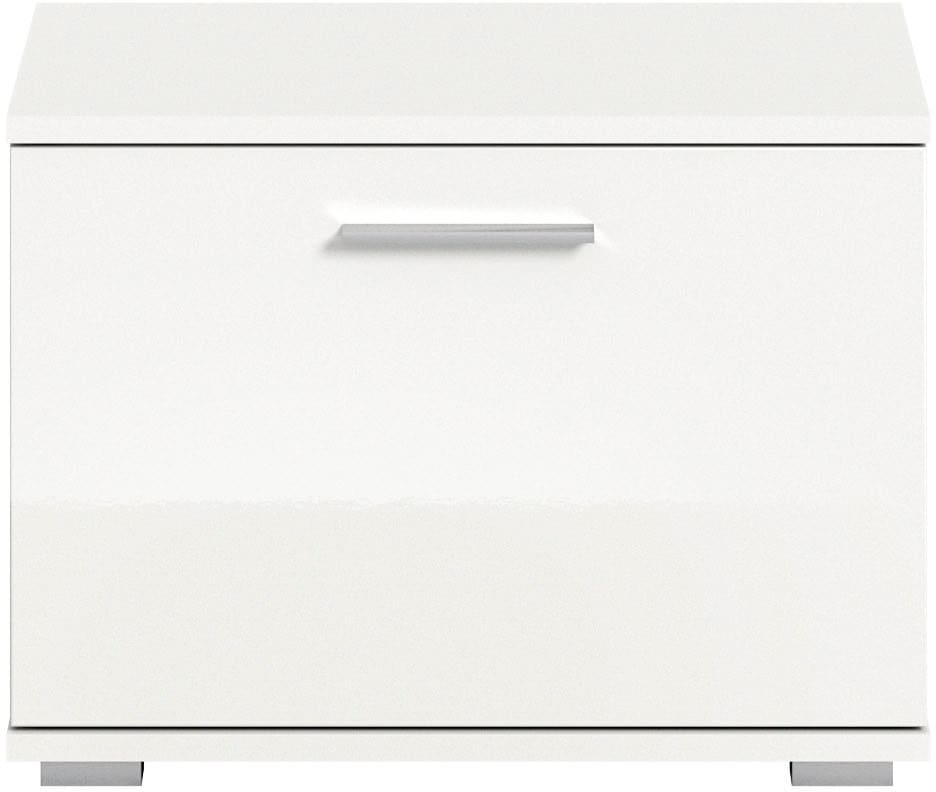 INOSIGN Sitzbank »Valge, Breite 55cm, 1 Klappe, 1 Einlegeboden, 2 Fächer« Bank, Schuhbank, Garderobenbank, Dielenbank, Flurbank, Ablagebank