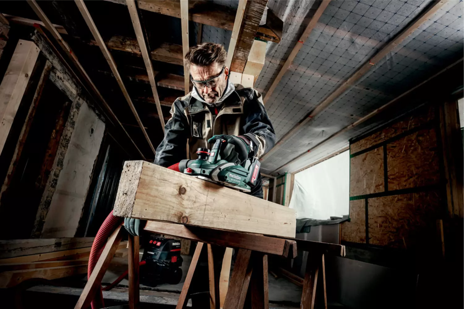 Metabo HO 18 LTX 20-82 18V Li-Ion accu schaafmachine body in MetaBox - 82mm - 2mm