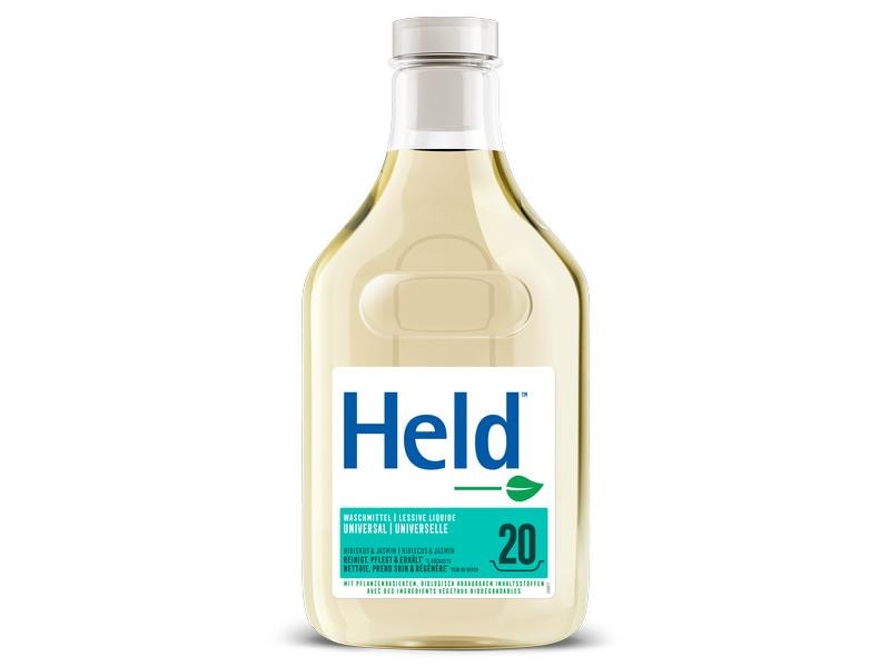 Held Flüssigwaschmittel Universal 1 l Flüssigwaschmittel für alle Textilien geeignet