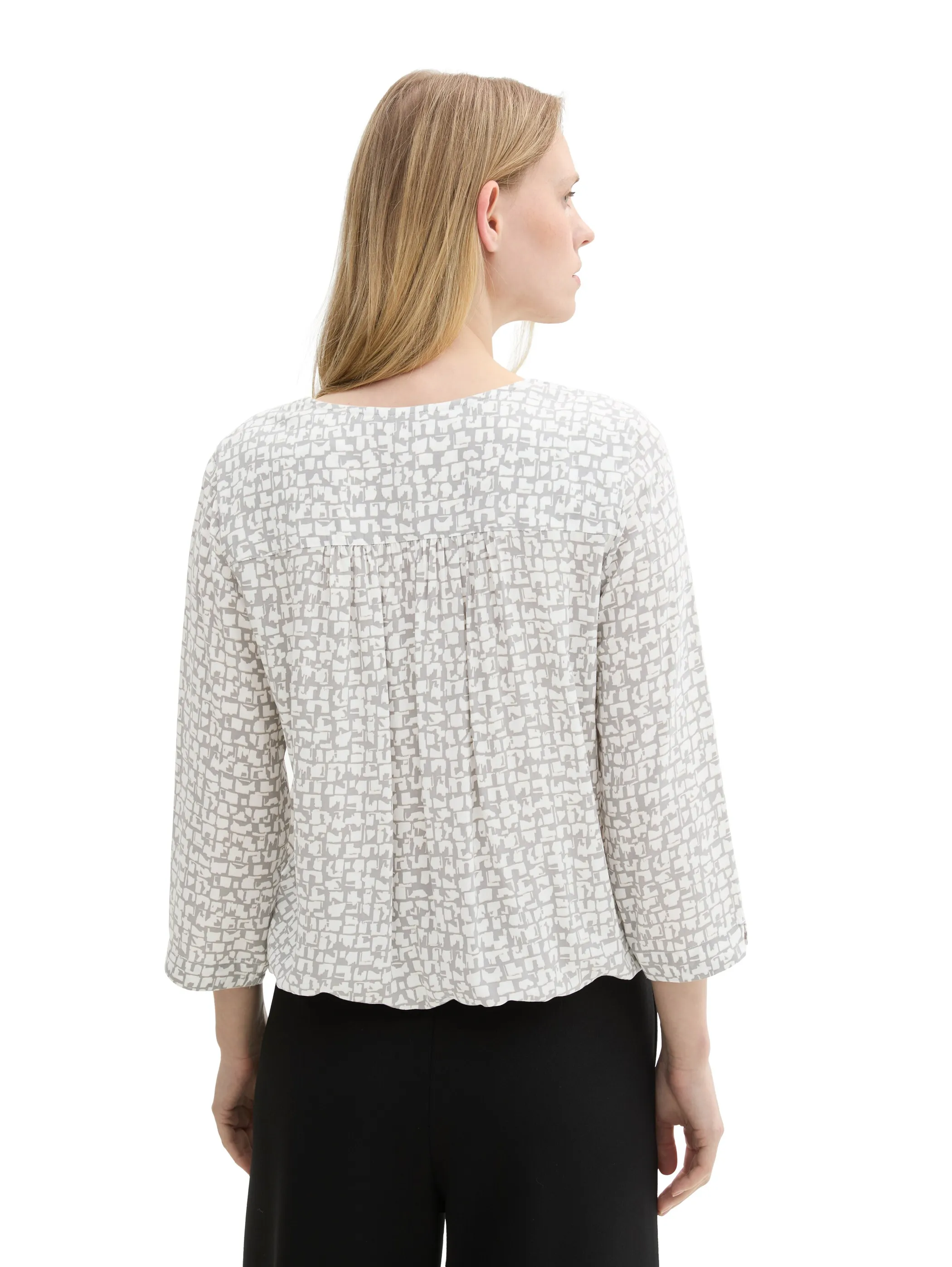 Damen Blusenshirt mit 7/8 Ärmeln
