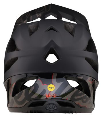 Casque Intégral Troy Lee Designs Stage Mips Signature Noir