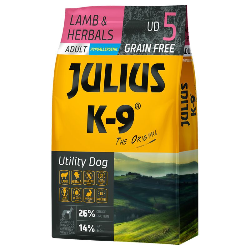 JULIUS K-9 Adult agneau, herbes