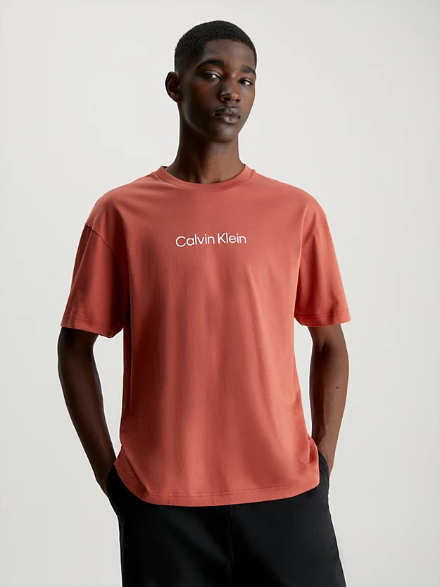 Camiseta de algodão com logotipo