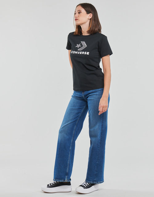 Converse - STAR CHEVRON TEE - BLACK