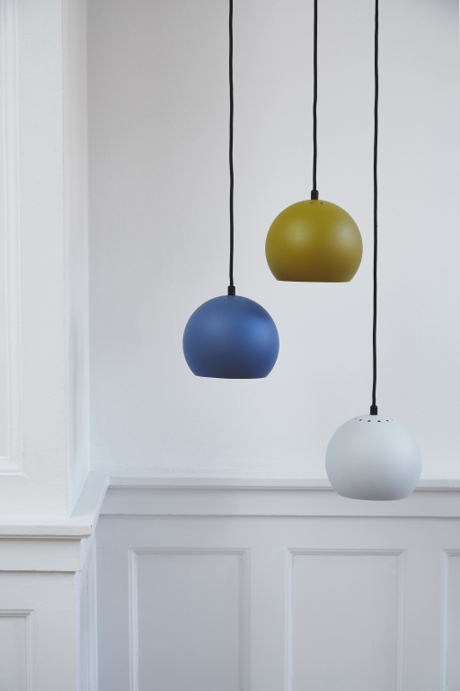 Frandsen Ball hanglamp Ø18 mat wit