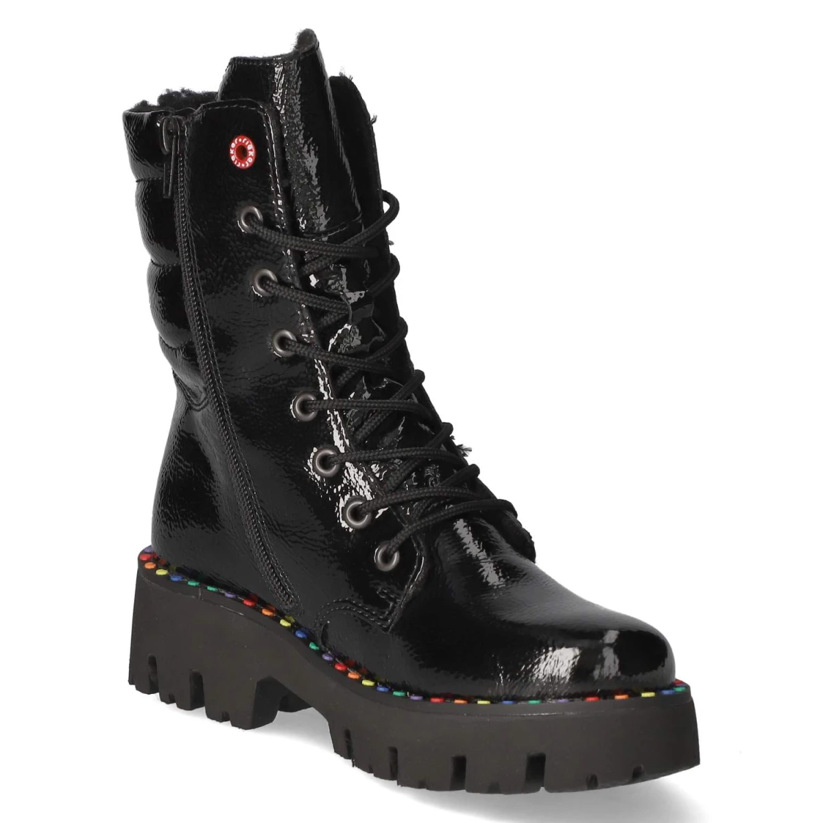 RiekerSchnürstiefeletten - black