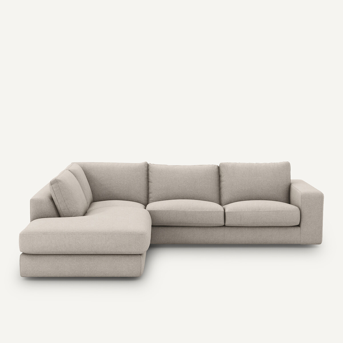 AM.PM<br>Sofá de canto, viscose/linho texturizado, Skander