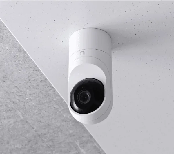 Ubiquiti UniFi G5 Flex - Netværksovervågningskamera - indendørs, udendørs - vejrbestandig - farve (Dag/nat) - 5 MP - 2688 x 1512 - 2K - audio - LAN 10/100 - H.264 - PoE