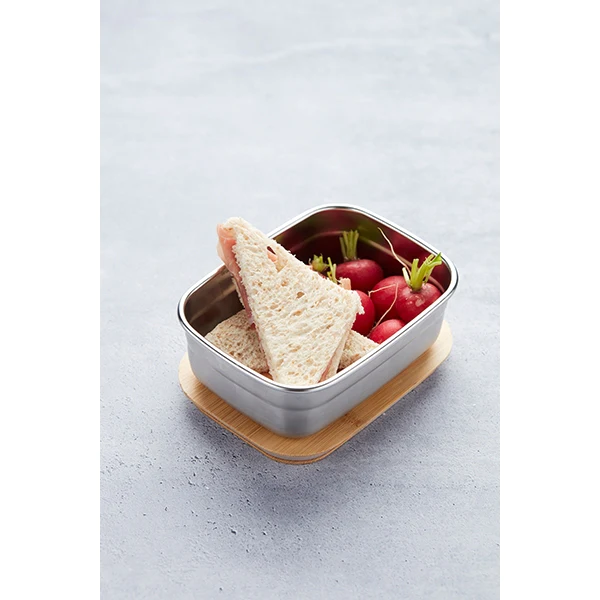 Lunch box inox et bambou 650ml Point Virgule