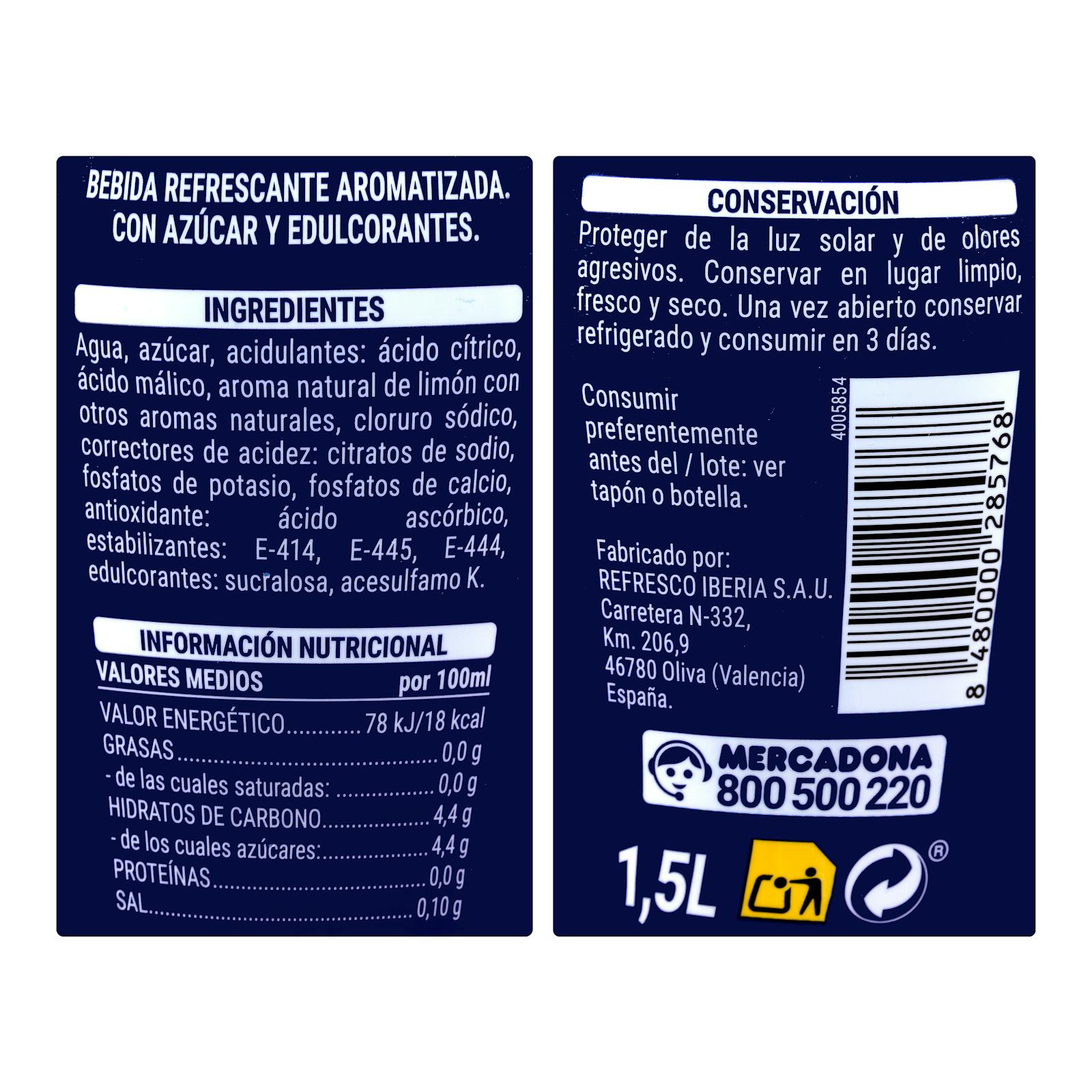Boisson isotonique au goût d'agrumes Iso drink