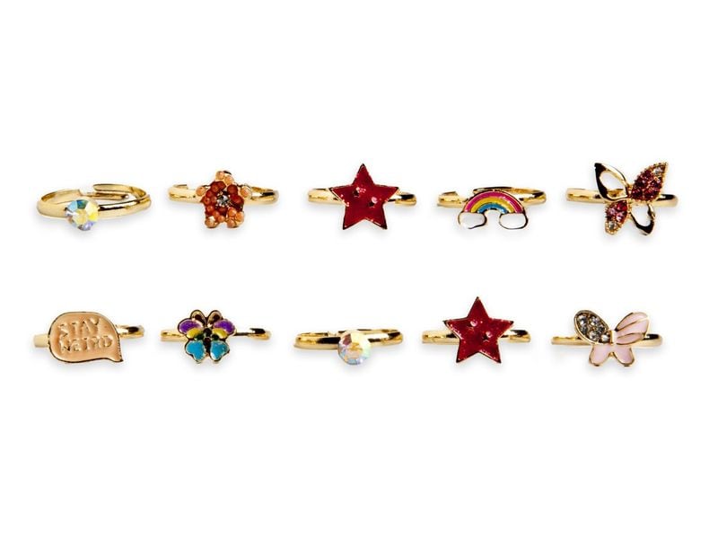 Martinelia Schmuck Fingerringe 5 Stück assortiert Modische Ringe für Mädchen