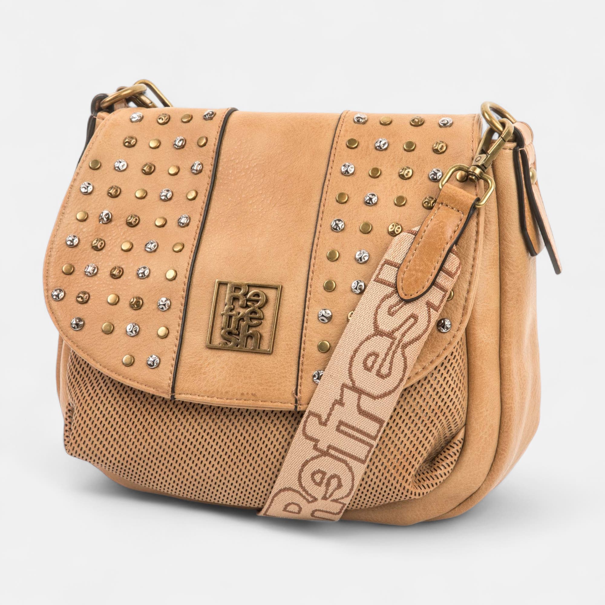 Sac bandoulière camel