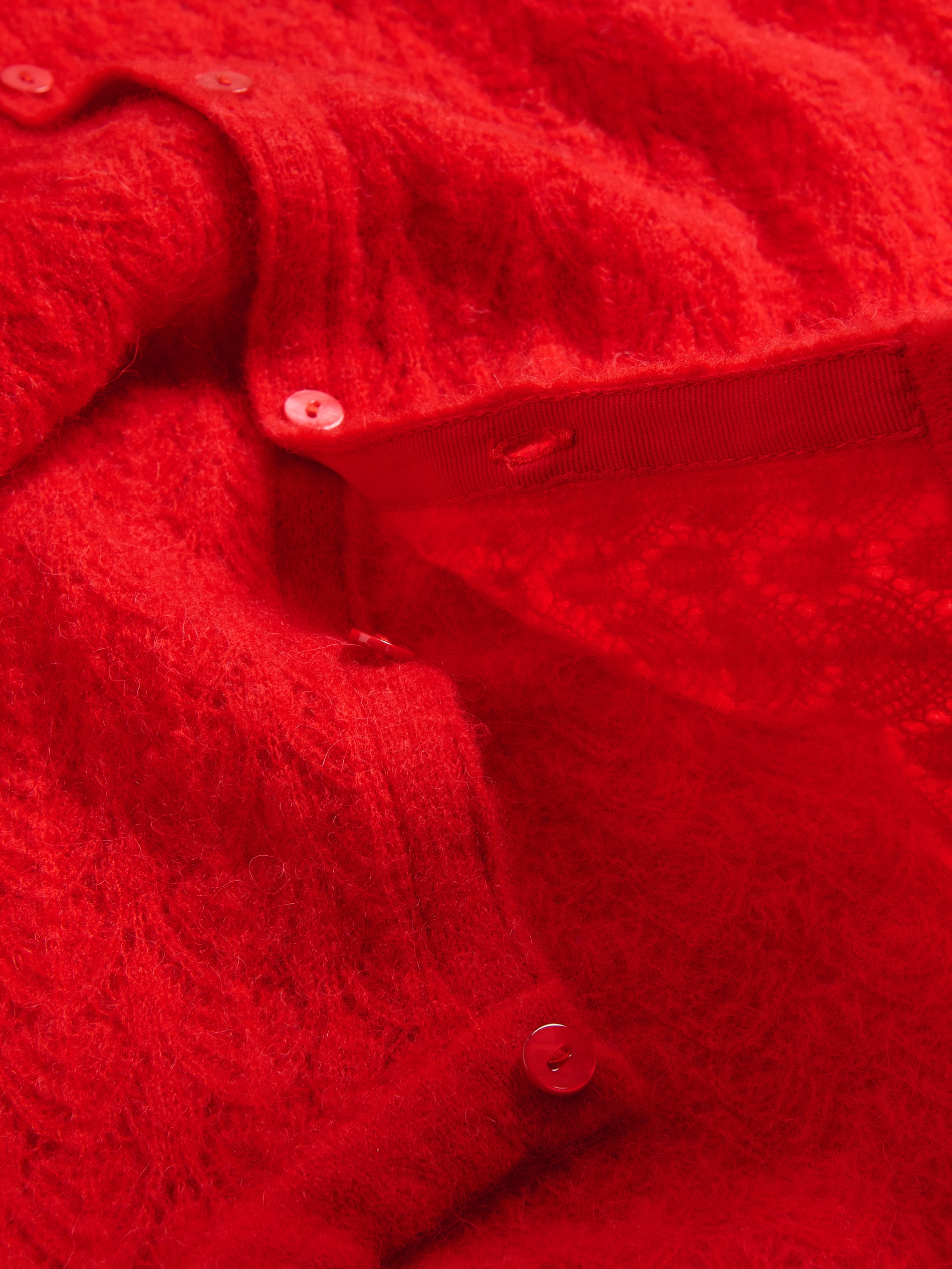 Strickjacke aus Alpaka-Wollmischung
