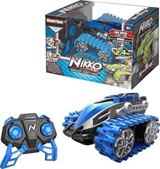 Nikko - Nanotrax Fjernstyret Bil - Blaze Blue