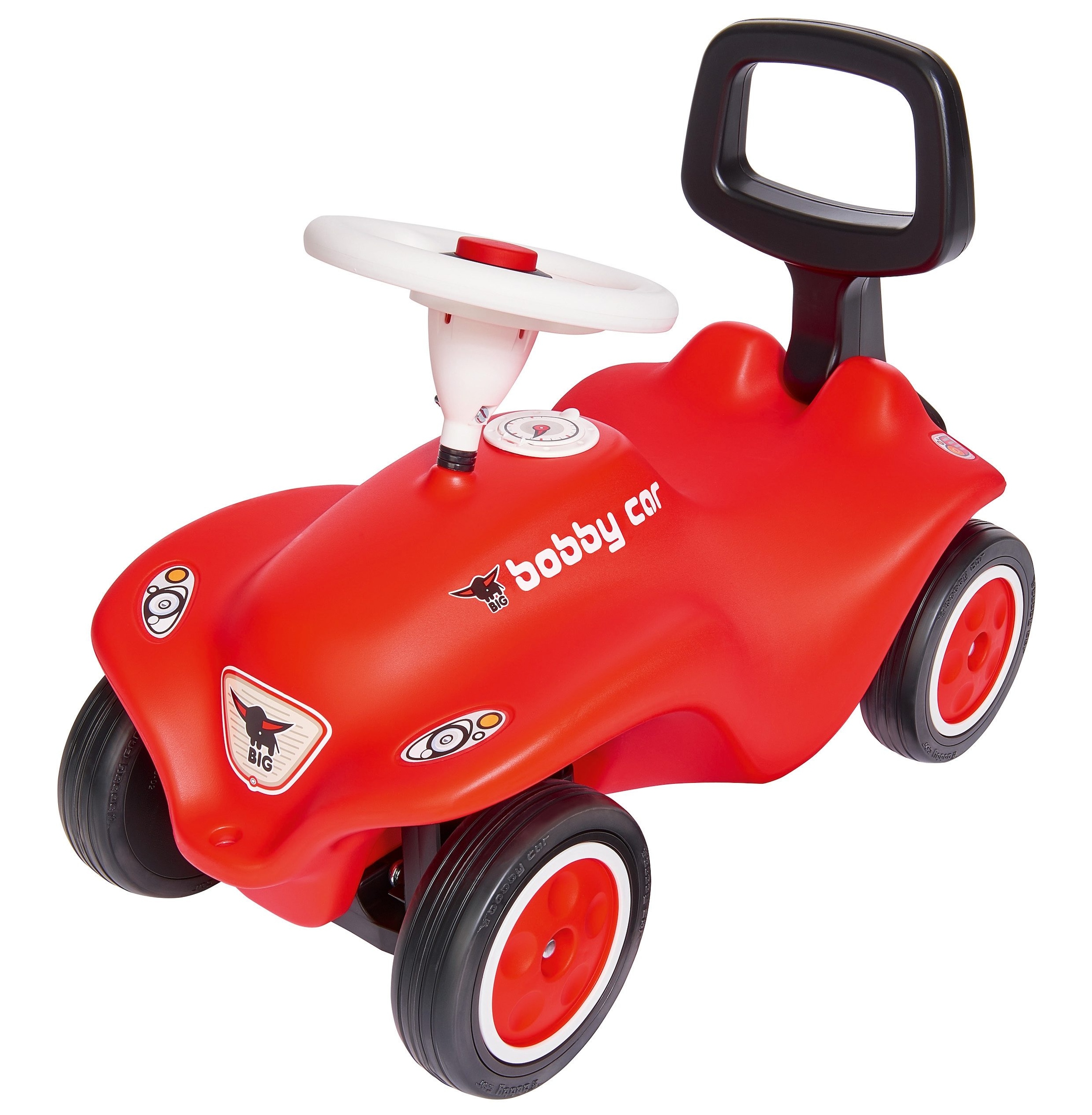 BIG Kinderfahrzeug Lauflernhilfe »BIG Bobby Car Walker 2in1 Zubehör« 2in1 Rückenlehne & Lauflernhilfe, Made in Germany