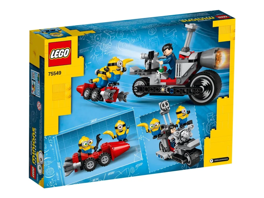 LEGO Minions 75549 Ustoppelig motorcykeljagt