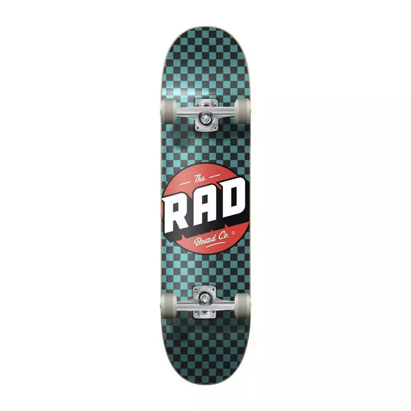 Skate RAD Checkers Progressive Noir/Bleu-vert 7.25