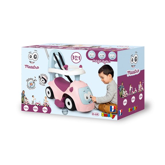 Porteur Maestro Balade Rose - Smoby