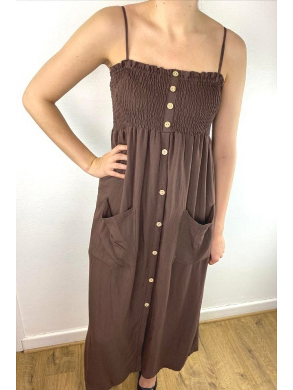 Robe marron Madrid
