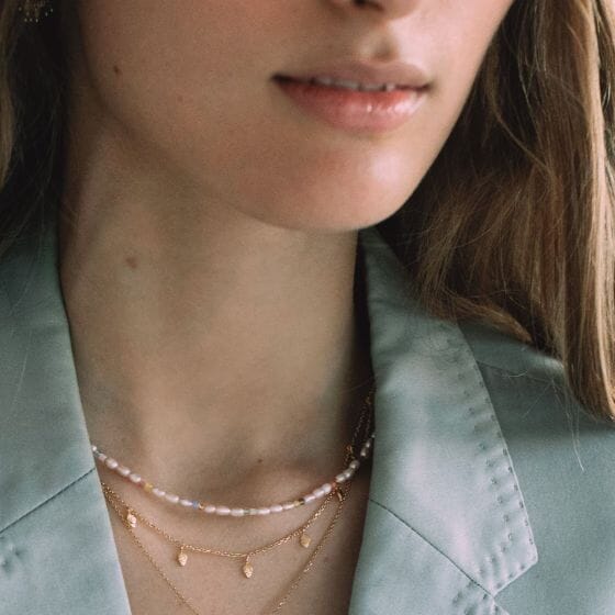 Stine A Tout Petit Ile De L'Amour Necklace Goldenen