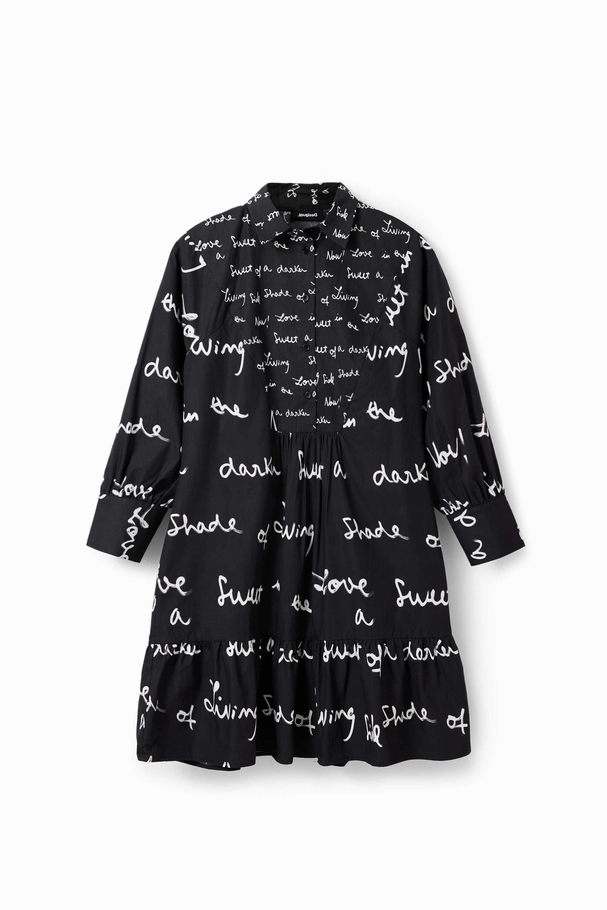 Robe tunique courte messages