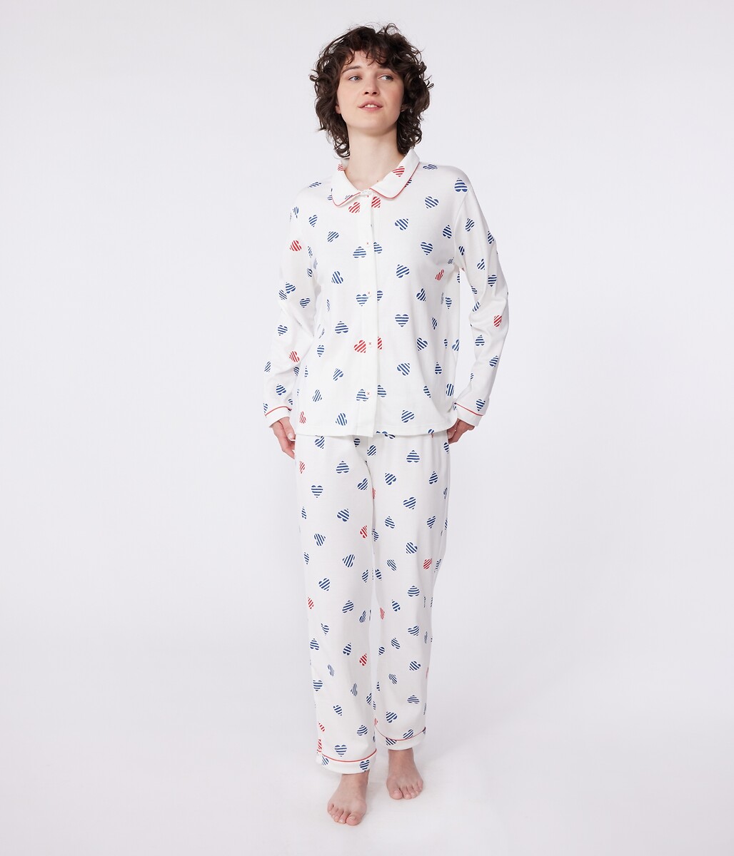 PETIT BATEAU<br>Pijama de algodão estilo avô
