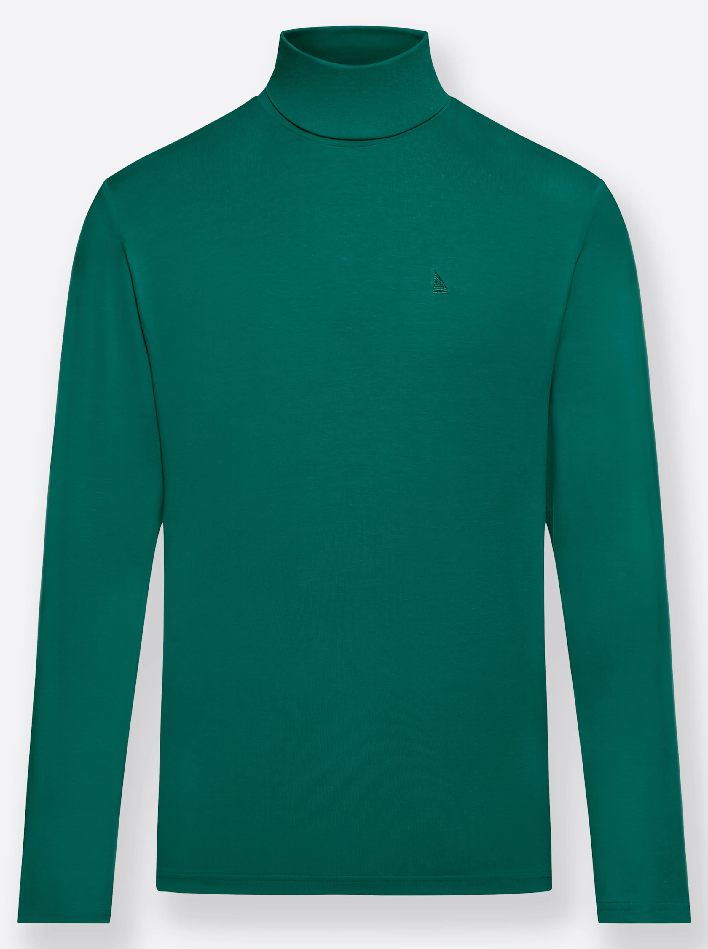 Catamaran Rollkragen-Shirt in dunkelgrün