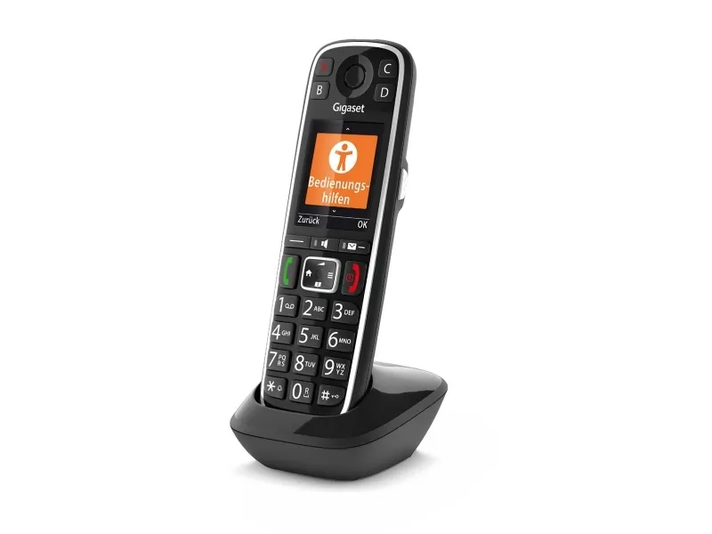 Gigaset E720HX - Ekstra trådløst håndsæt med opkalds-ID - ECO DECT\GAP\CAT-iq - SIP, RTP - sort