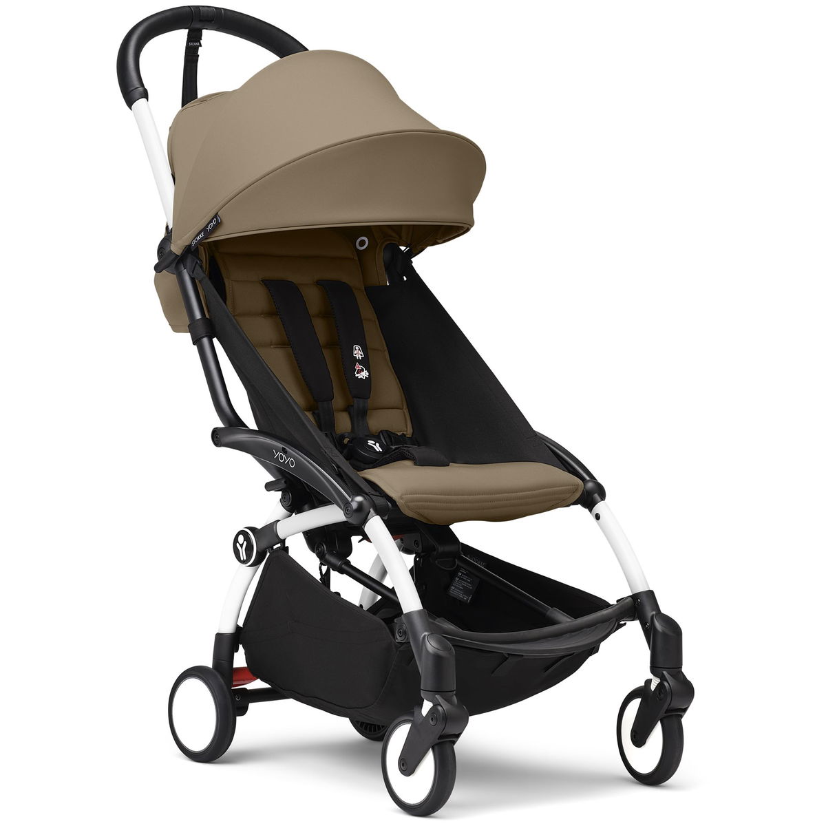 STOKKESTOKKE   YOYO³ 6+ white mit Liegewanne toffee