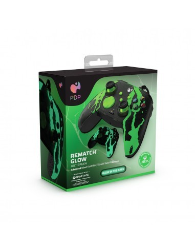 PDP Rematch Wired Controller Glow Jolt Green Xbox