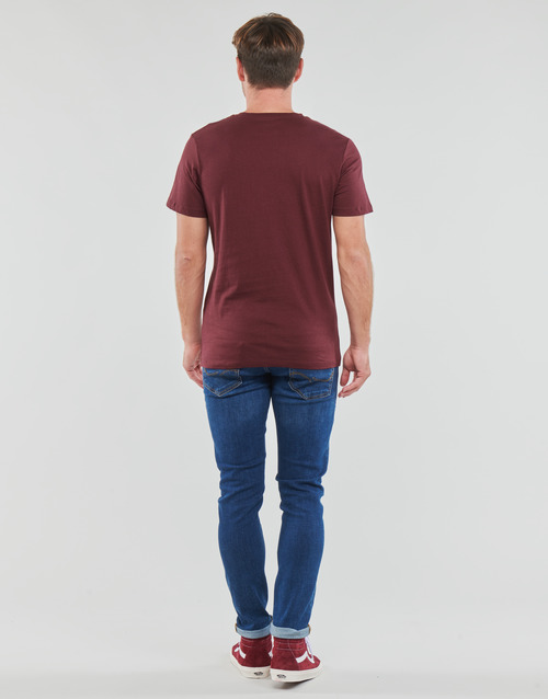 Jack & Jones - JJXILO TEE SS CREW NECK - Bordeaux