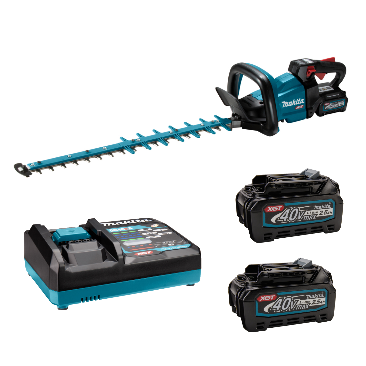 Makita UH008GM201 XGT 40V Max Accu Heggenschaar set (2x 4,0Ah accu) - 600 mm