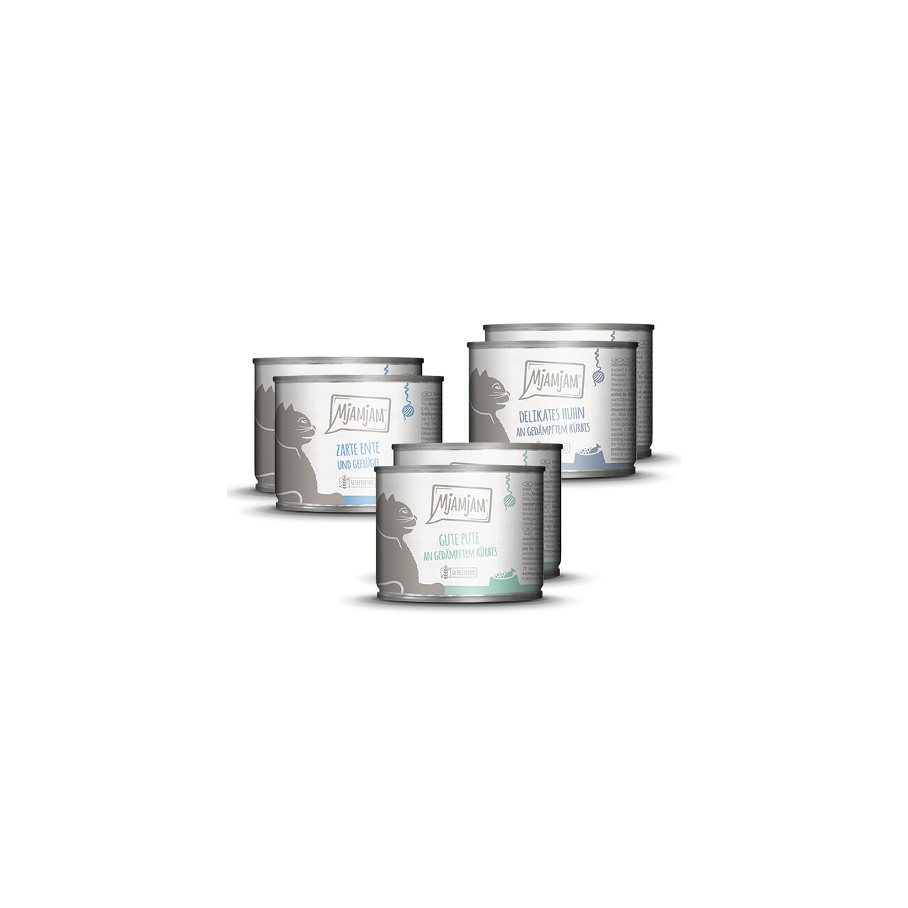 MjAMjAM Nassfutter Katze Adult 6x200 g Mixpaket 2