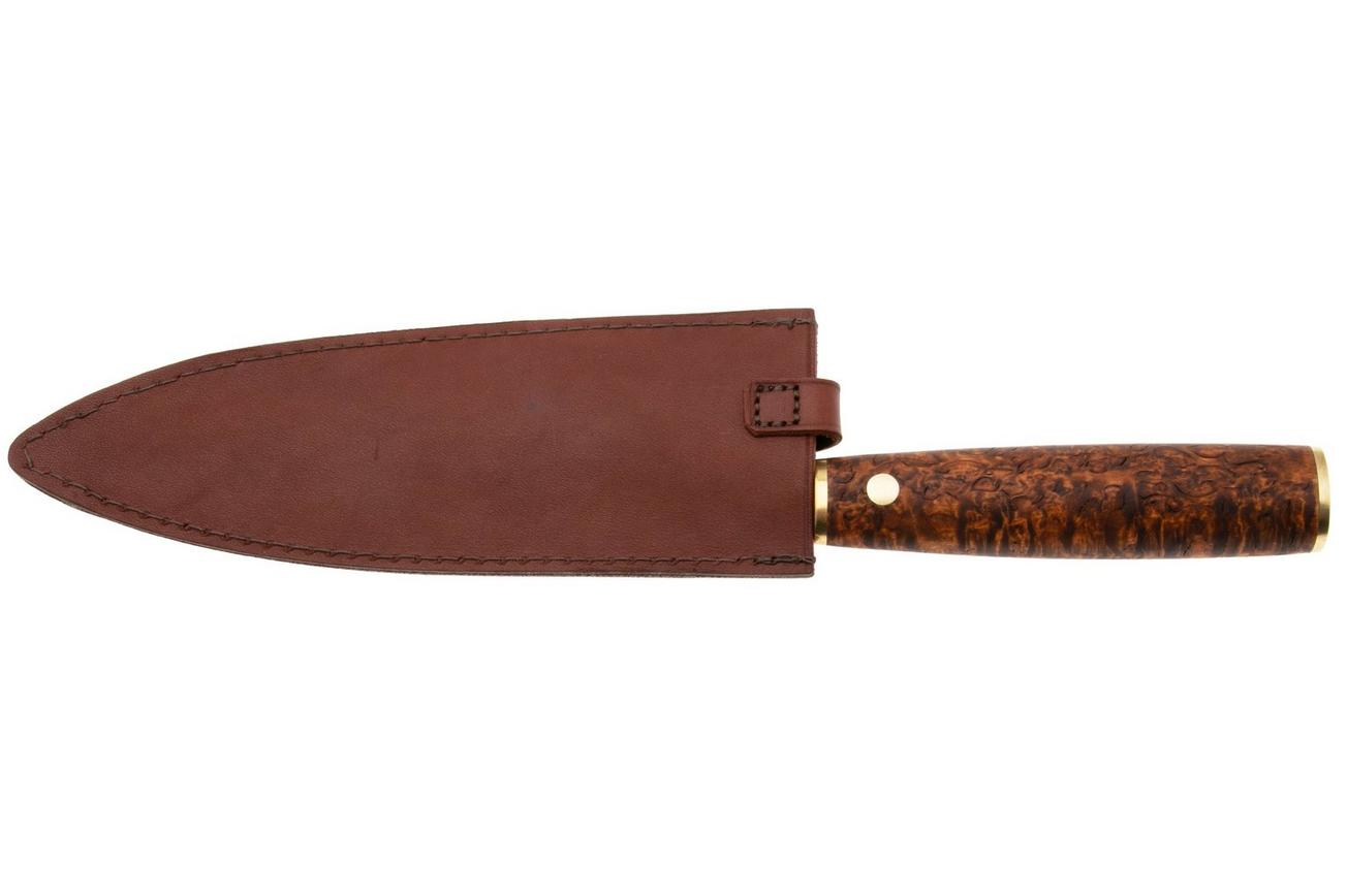 Roselli Gyuto Chef Knife RW770D UHC, Stained Curly Birch, koksmes, 19.5 cm