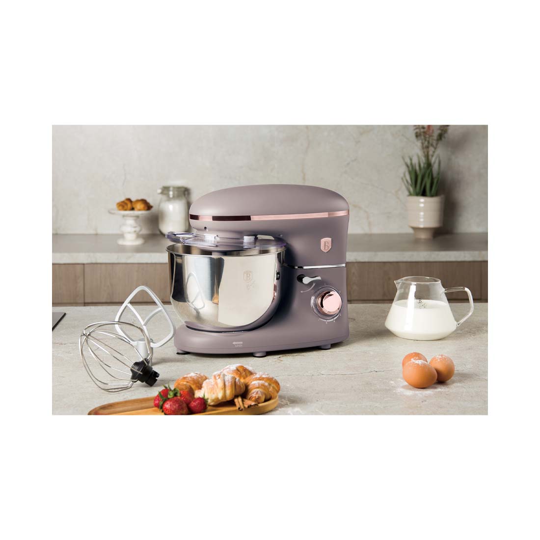 Berlinger Haus Küchenmaschine 6 Liter matt Taupe Collection